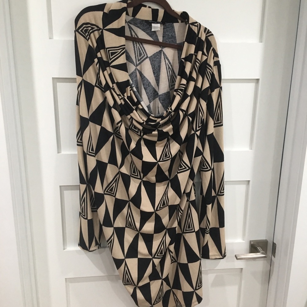 Black and Cream Dress